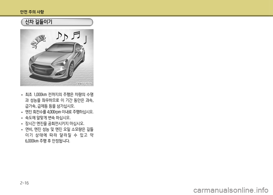 Hyundai Genesis Coupe 2012  제네시스 쿠페 BK - 사용 설명서 (in Korean) 1