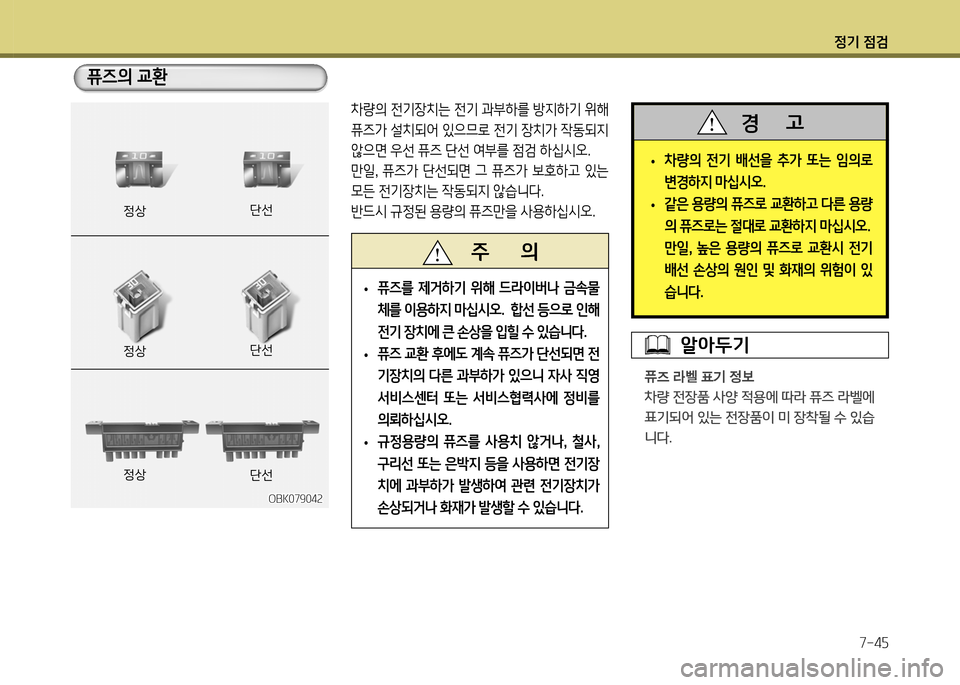 Hyundai Genesis Coupe 2012 제네시스 쿠페 BK - 사용 설명서 (in Korean) 정기 4 Hyundai Genesis Coupe 2012 제네시스 쿠페 BK - 사용 설명서 (in Korean) 정기 4