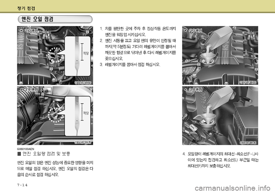 Hyundai Genesis Coupe 2009  제네시스 쿠페 BK - 사용 설명서 (in Korean) 7-1 4
G060100AEN     