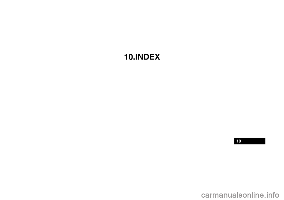 Hyundai Getz 2006 Owners Manual 10.INDEX
10 Hyundai Getz 2006 Owners Manual 10.INDEX
10