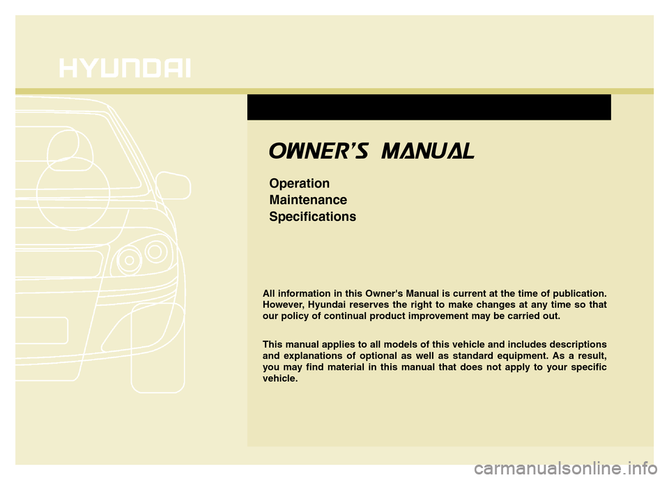 Hyundai Grand Santa Fe 2015  Owners Manual 