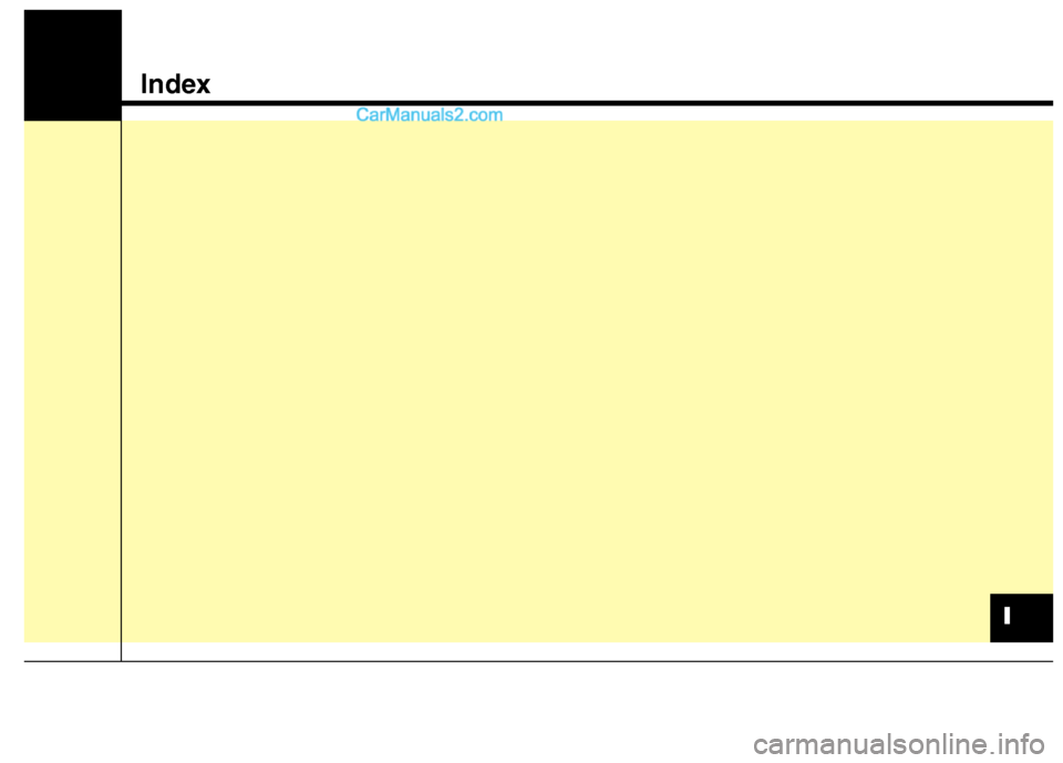 Hyundai Grand Santa Fe 2015  Handleiding (in Dutch) Index
I  