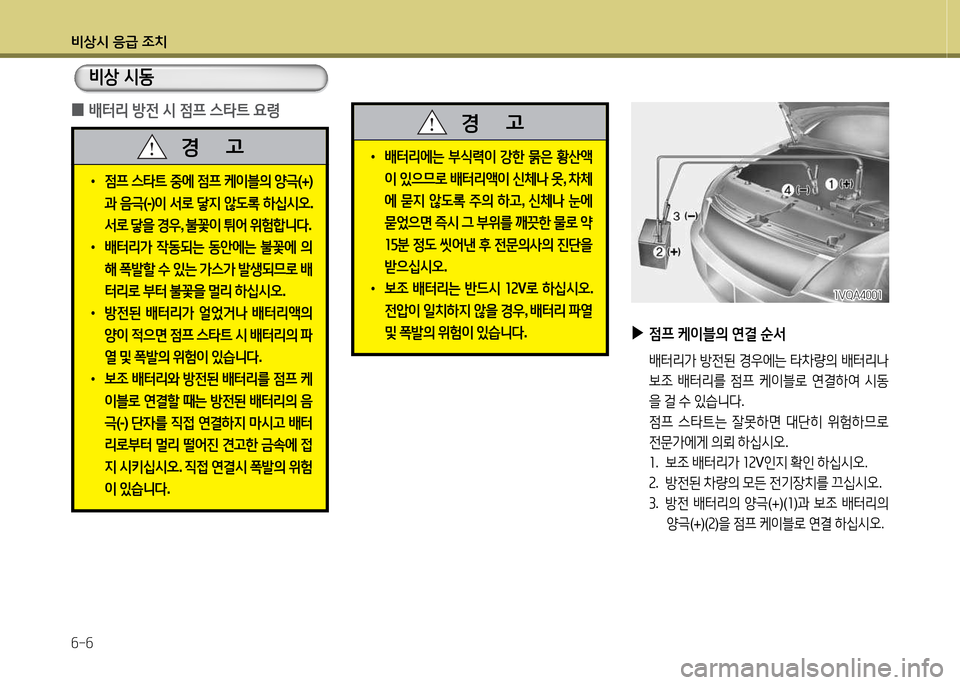 Hyundai Grand Starex 2015  그랜드 스타렉스 - 사용 설명서 (in Korean) 비상/d 응