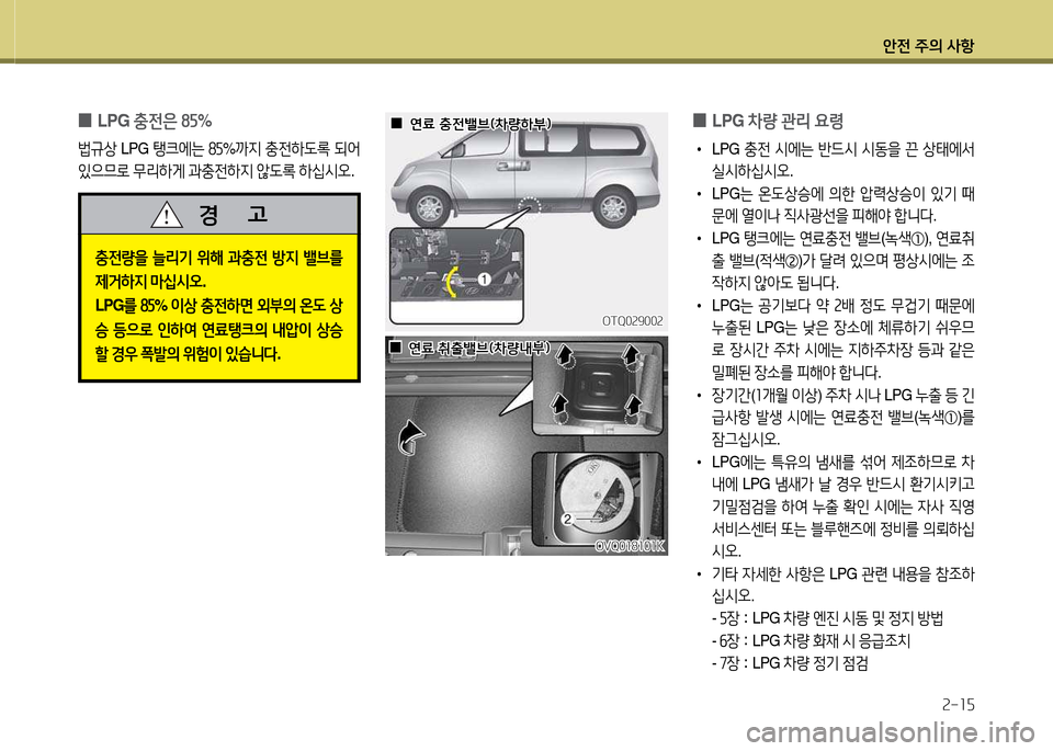 Hyundai Grand Starex 2015  그랜드 스타렉스 - 사용 설명서 (in Korean) 1