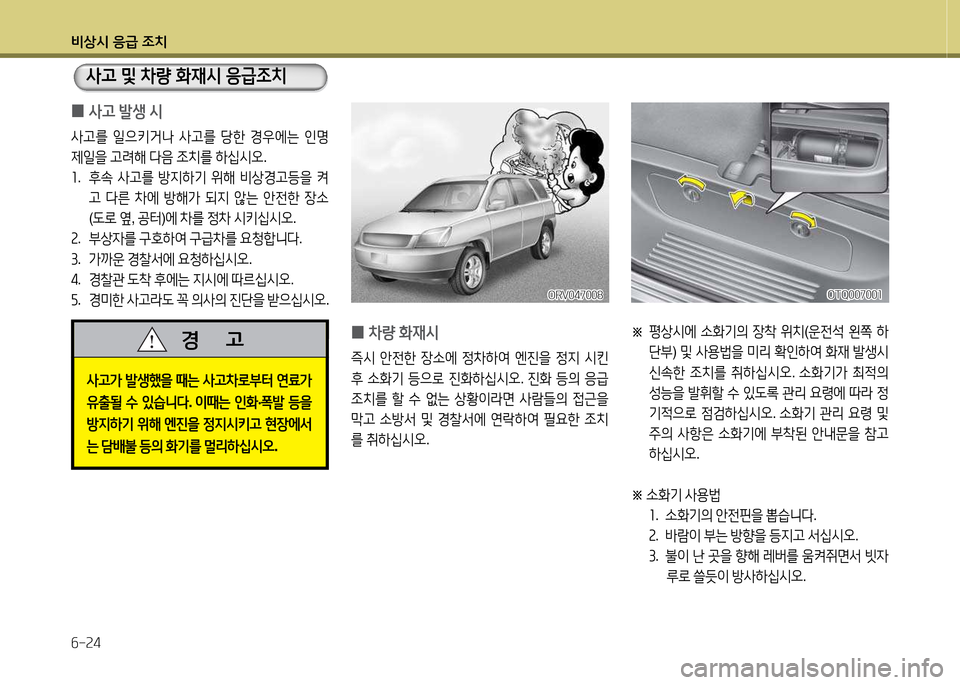 Hyundai Grand Starex 2015  그랜드 스타렉스 - 사용 설명서 (in Korean) 비상/d 응