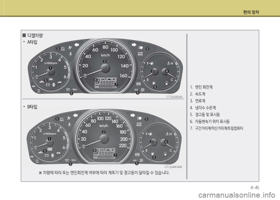 Hyundai Grand Starex 2013 그랜드 스타렉스 - 사용 설명서 (in Korean) 편의 장: Hyundai Grand Starex 2013 그랜드 스타렉스 - 사용 설명서 (in Korean) 편의 장: