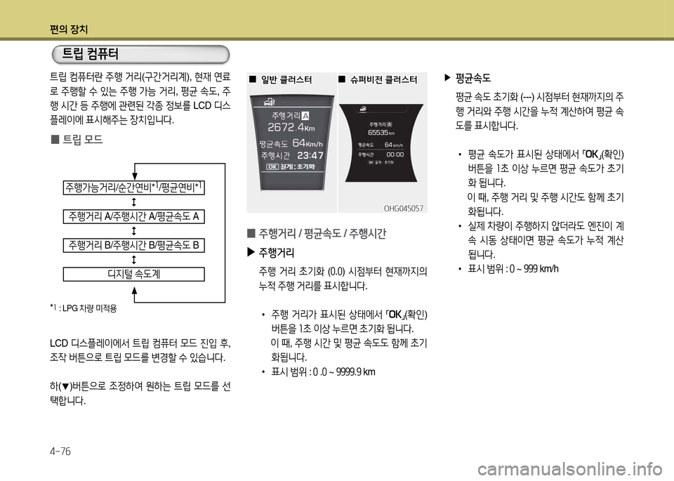 Hyundai Grandeur 2015  그랜저 HG - 사용 설명서 (in Korean) 편의 장치 4-7작
?@&E ;|퓨=