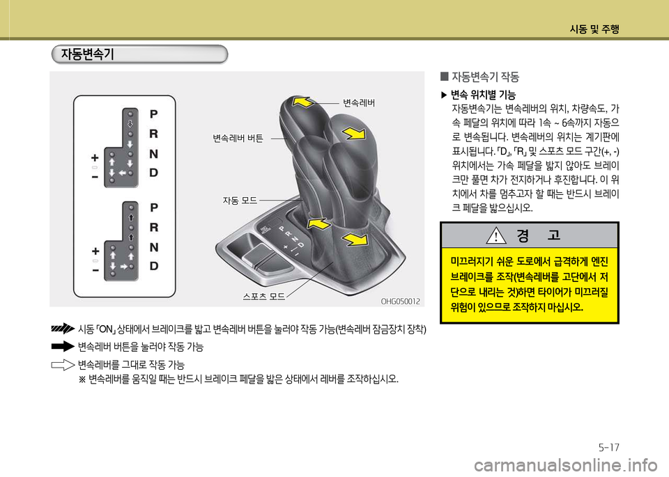 Hyundai Grandeur 2015  그랜저 HG - 사용 설명서 (in Korean) /d동 및 주B자-소7
변.$