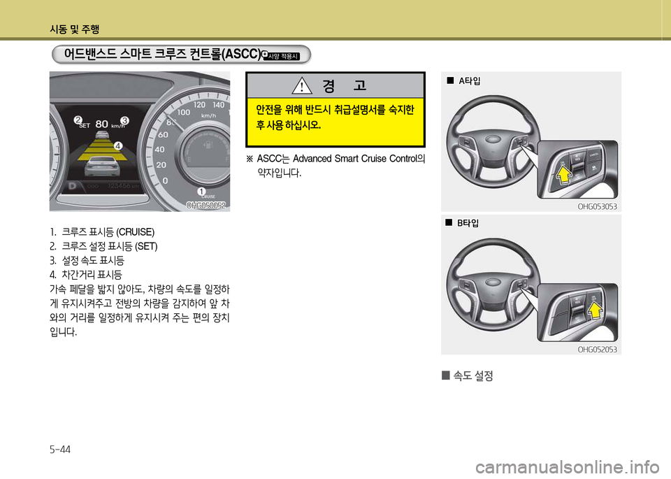 Hyundai Grandeur 2013  그랜저 HG - 사용 설명서 (in Korean) /d동 및 주B 자-44
 
0 . L
 설4