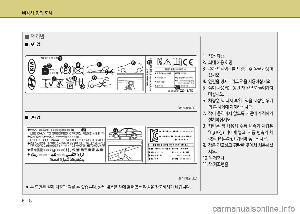 Hyundai Grandeur 2013  그랜저 HG - 사용 설명서 (in Korean) 비상/d 응
