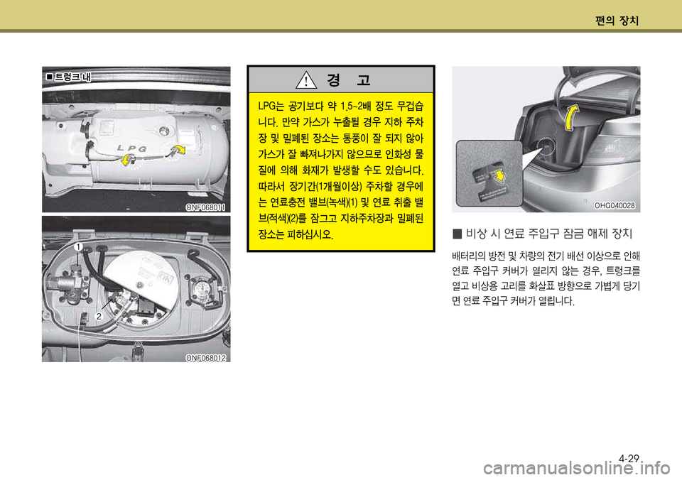 Hyundai Grandeur 2012  그랜저 HG - 사용 설명서 (in Korean) 편