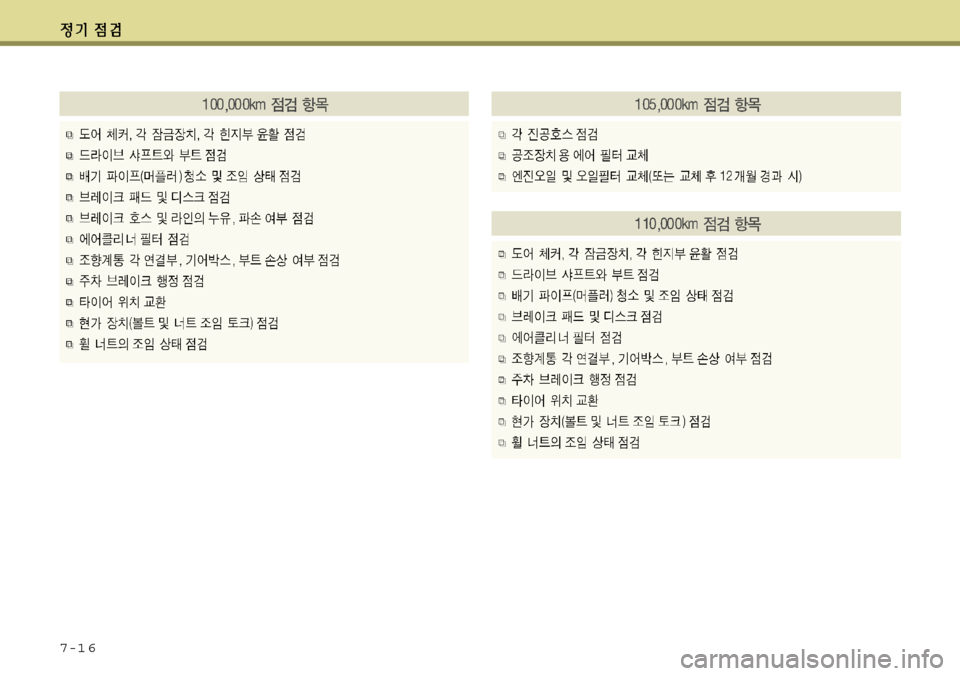Hyundai Grandeur 2012 그랜저 HG - 사용 설명서 (in Korean) 7-1 6 Hyundai Grandeur 2012 그랜저 HG - 사용 설명서 (in Korean) 7-1 6