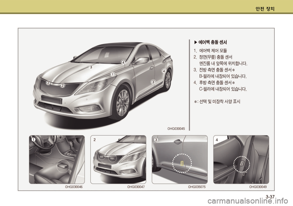 Hyundai Grandeur 2012  그랜저 HG - 사용 설명서 (in Korean) 전 