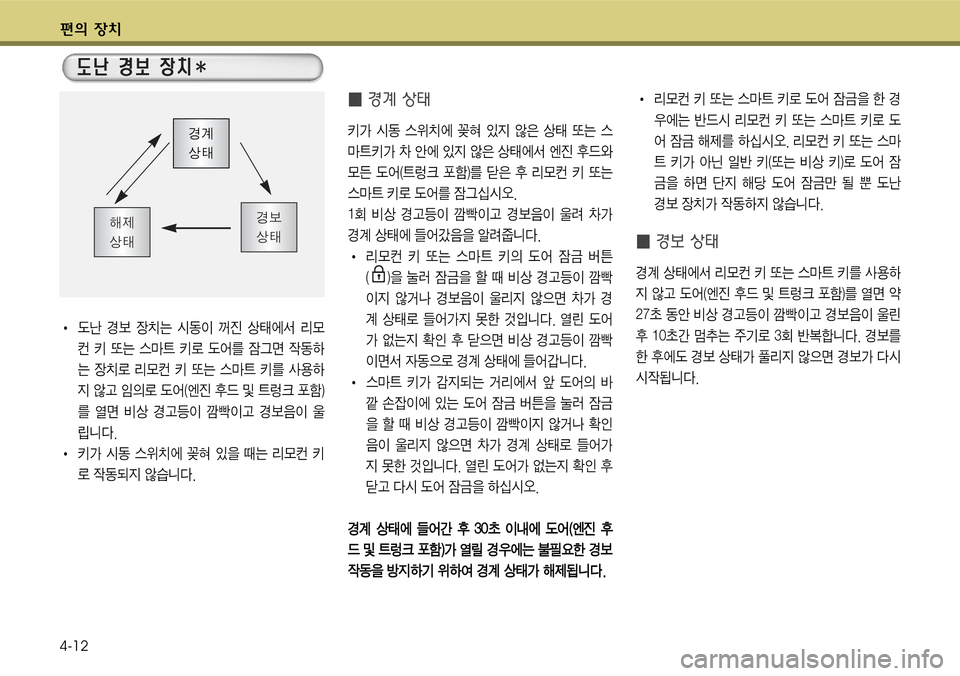 Hyundai Grandeur 2012  그랜저 HG - 사용 설명서 (in Korean) 편