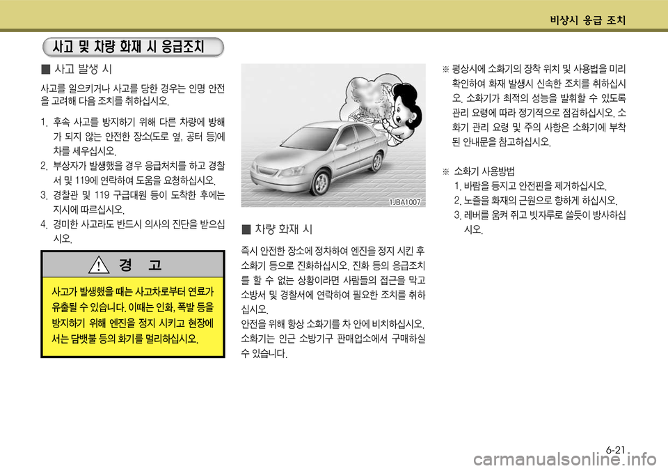 Hyundai Grandeur 2011  그랜저 HG - 사용 설명서 (in Korean) ?ÿK ‚
~ 6[6-21
※ (뷍K