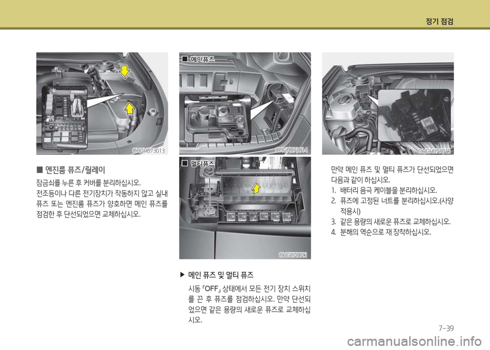 Hyundai Grandeur Hybrid 2015  그랜저 HG HEV - 사용 설명서 (in Korean) 4