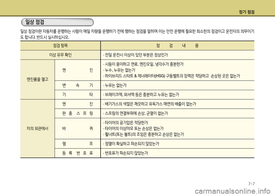 Hyundai Grandeur Hybrid 2014  그랜저 HG HEV - 사용 설명서 (in Korean) 4