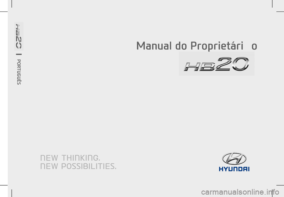 Hyundai HB20 2017  Manual do proprietário (in Portuguese) 