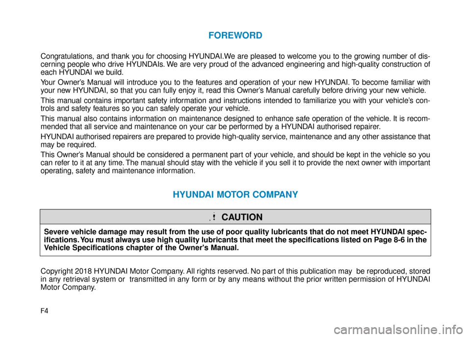Hyundai Ioniq Electric 2019 - RHD (UK, Australia) Repair Manual F4
FOREWORD
Congratulations, and thank you for choosing HYUNDAI.We are pleased to welcome you to the growing number of dis-
cerning people who drive HYUNDAIs. We are very proud of the advanced enginee Hyundai Ioniq Electric 2019 - RHD (UK, Australia) Repair Manual F4
FOREWORD
Congratulations, and thank you for choosing HYUNDAI.We are pleased to welcome you to the growing number of dis-
cerning people who drive HYUNDAIs. We are very proud of the advanced enginee