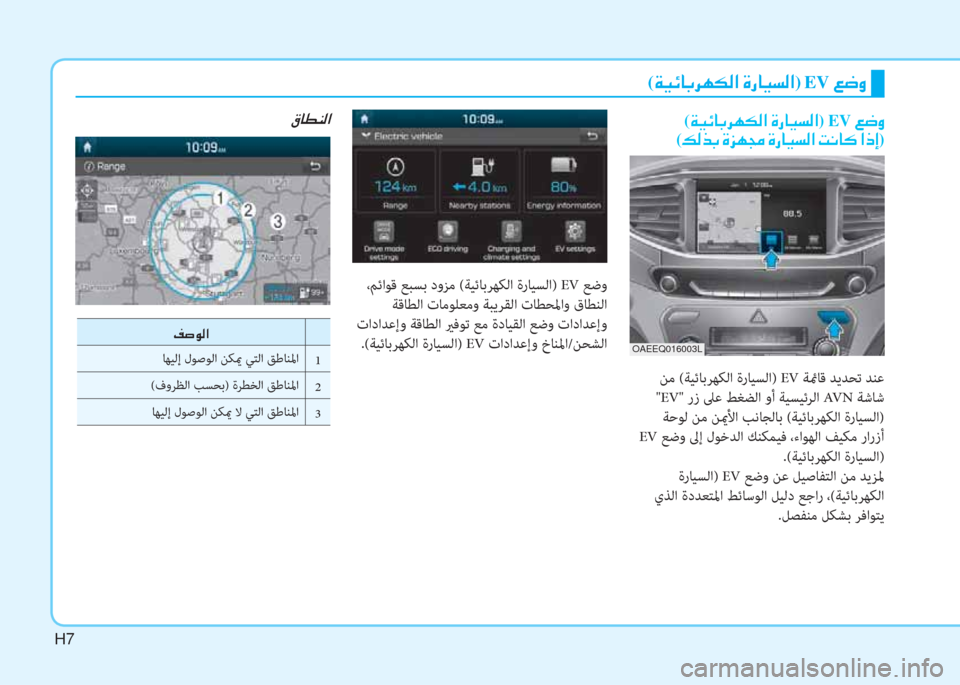 Hyundai Ioniq Electric 2019  دليل المالك H7
 (�ني�ثر�ﺲ�ﳌ�،�ﰲ�h�T�W�ﺼ�ﻹ�M�ك�ﳌ�ثر�ﻪ�W�ﺼ)EV�ﻹ�)�ﻃ�ث�ﻏ
(�K�W�ﱃ�،�ﻹ�M�ﺢ�h�ﴍ�ﻹ�M�ك�ﳌ�ثر�ﻪ�W�ﺼ�ﻹ�ﻤ�ّ�ﳌ�V�ﻹ�ﺼ�ق�ﻚ)�F�ﳌ�r�l�W�ﺼ
 ﻦ