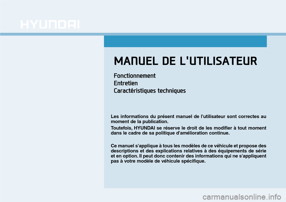 Hyundai Ioniq Electric 2018  Manuel du propriétaire (in French) 