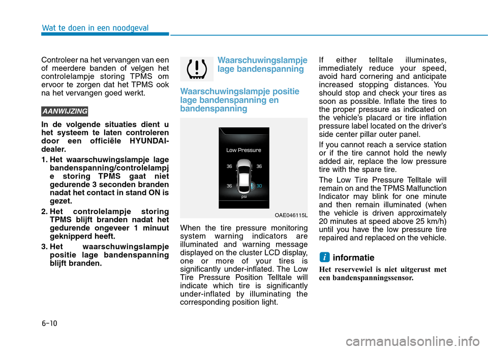 Relatie elektrode weer Bandenspanning Hyundai Ioniq Electric 2017 Handleiding (in Dutch) (566  Pages)