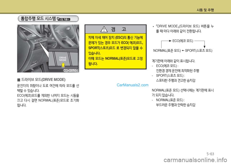 Hyundai Maxcruz 2017  맥스크루즈 NC - 사용 설명서 (in Korean) /d동 및 주B자-작3
8
