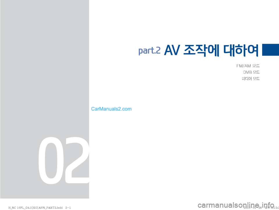 Hyundai Maxcruz 2016  맥스크루즈 표준4 내비게이션 (in Korean) ��.��"�.�}X
�%�.�#�}X
·c	¯�}X
part.2 AV 조작에 대하여
02
�)�@�/�$�����-�@�(����<�,�0�>�"�7�/�@�1�"�3�5���J�O�E�E�������)�@�/�$�����-�@�(����<�,�0�>�"�7�/�@�1