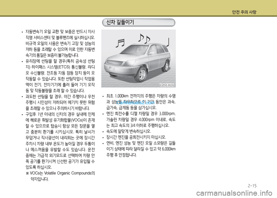Hyundai Maxcruz 2015 맥스크루즈 NC - 사용 설명서 (in Korean) 1 Hyundai Maxcruz 2015 맥스크루즈 NC - 사용 설명서 (in Korean) 1