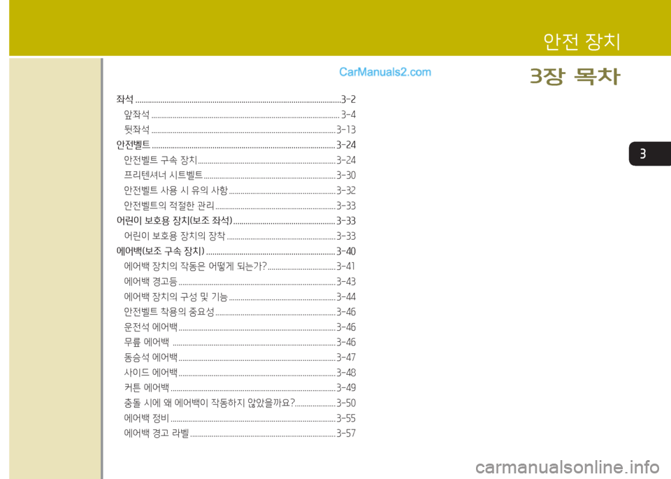 Hyundai Maxcruz 2015 맥스크루즈 NC - 사용 설명서 (in Korean) 3
좌- Hyundai Maxcruz 2015 맥스크루즈 NC - 사용 설명서 (in Korean) 3
좌-