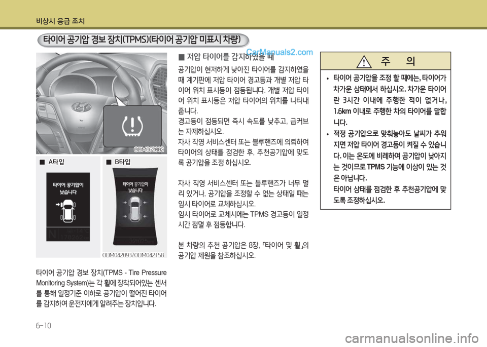 Hyundai Maxcruz 2015  맥스크루즈 NC - 사용 설명서 (in Korean) 비상/d 응