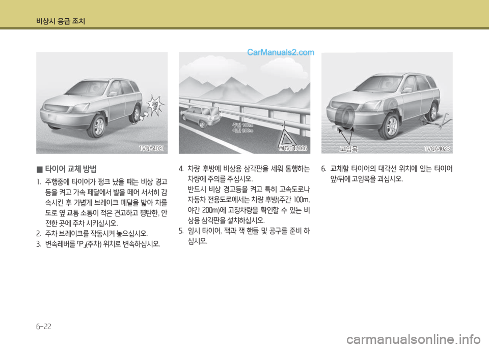 Hyundai Maxcruz 2015  맥스크루즈 NC - 사용 설명서 (in Korean) 비상/d 응