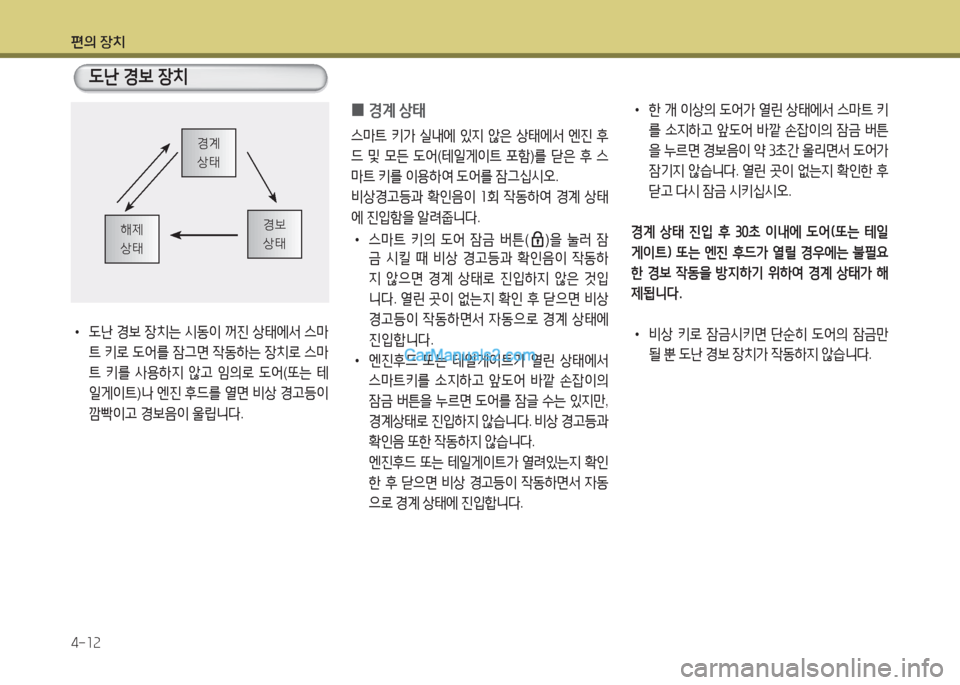 Hyundai Maxcruz 2015  맥스크루즈 NC - 사용 설명서 (in Korean) 편의 장치 4-소속
 
0 E계
 상=d
스&P?@  키
