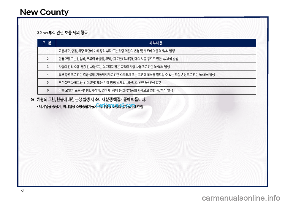 Hyundai New County 2017  뉴카운티 - 사용 설명서 (in Korean) 부
New County
  3.2 