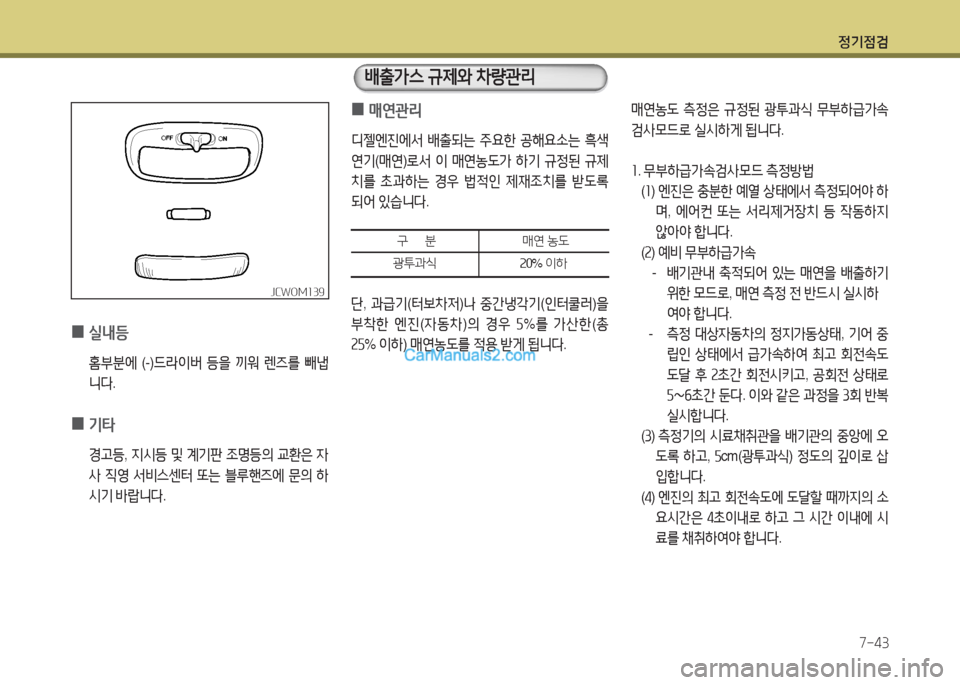Hyundai New County 2015 뉴카운티 - 사용 설명서 (in Korean) 정기4 Hyundai New County 2015 뉴카운티 - 사용 설명서 (in Korean) 정기4
