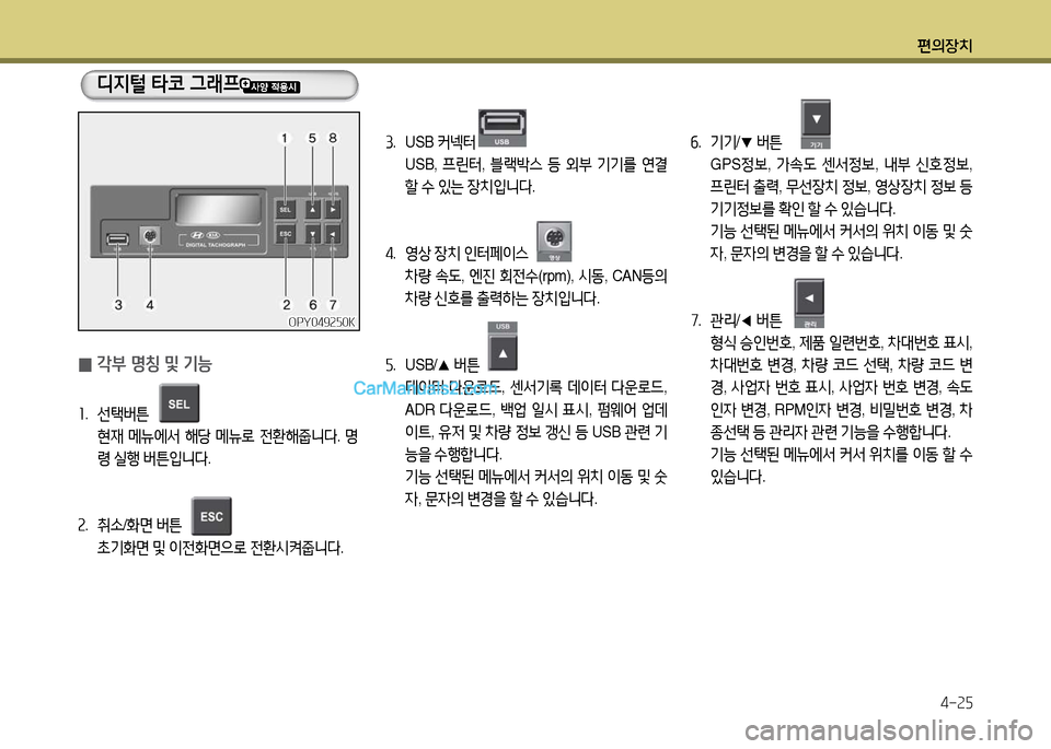 Hyundai New County 2014  뉴카운티 - 사용 설명서 (in Korean) 편의장치4-2자
 
0 
