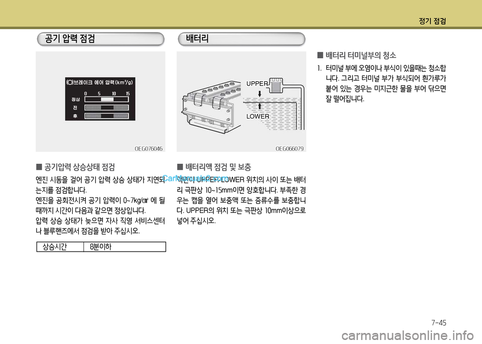 Hyundai New Power Truck 2017 뉴파워트럭 - 사용 설명서 (in Korean) 정기 4 Hyundai New Power Truck 2017 뉴파워트럭 - 사용 설명서 (in Korean) 정기 4
