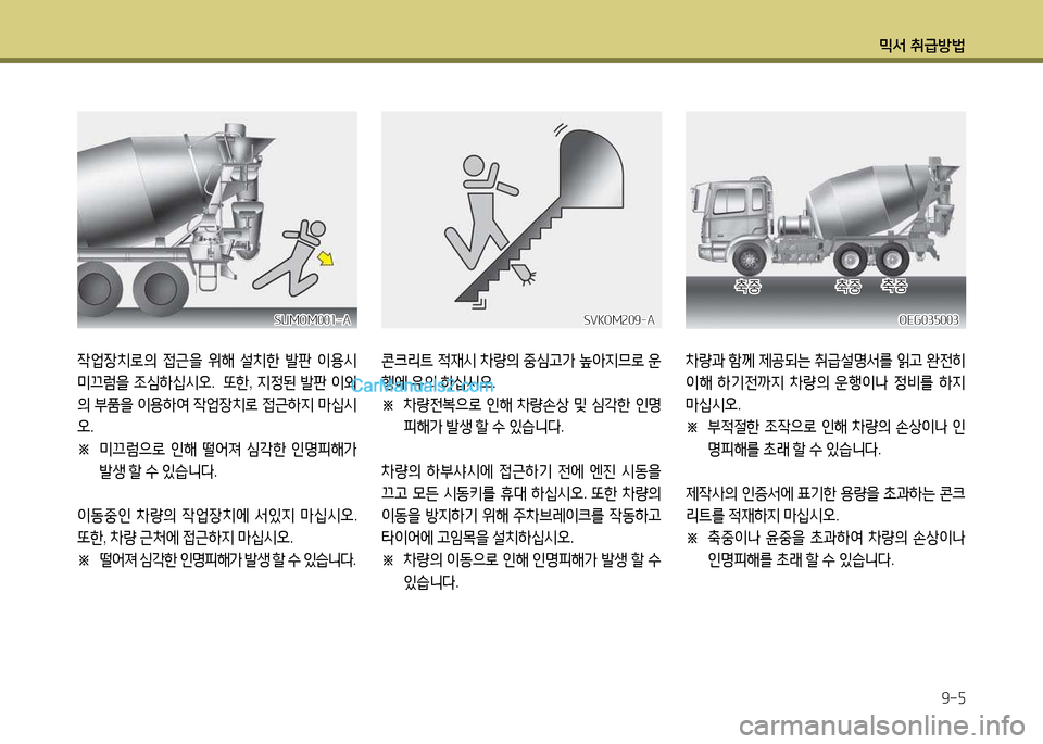 Hyundai New Power Truck 2017  뉴파워트럭 - 사용 설명서 (in Korean) 믹서 취급방법9-자
42M장치$