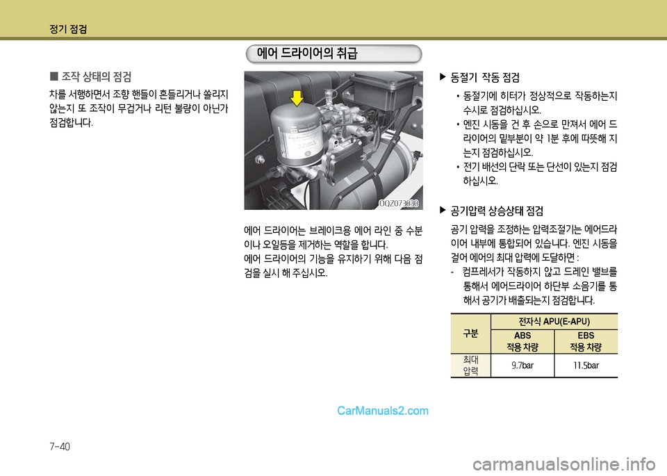 Hyundai New Power Truck 2015 뉴파워트럭 - 사용 설명서 (in Korean) 정기 4 Hyundai New Power Truck 2015 뉴파워트럭 - 사용 설명서 (in Korean) 정기 4