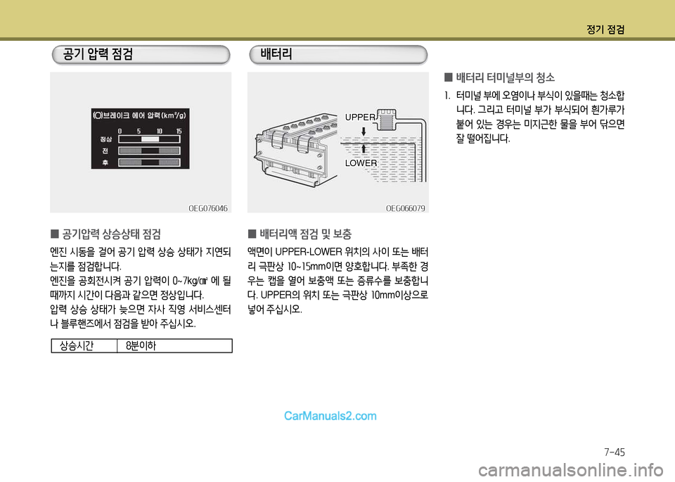 Hyundai New Power Truck 2015 뉴파워트럭 - 사용 설명서 (in Korean) 정기 4 Hyundai New Power Truck 2015 뉴파워트럭 - 사용 설명서 (in Korean) 정기 4