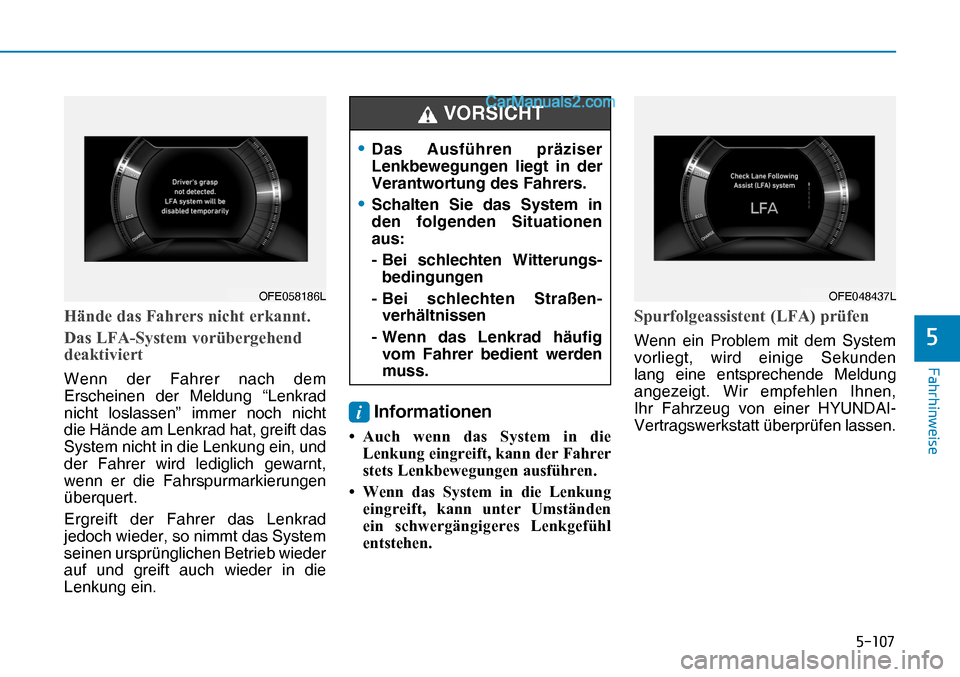 Hyundai Nexo 2019  Betriebsanleitung (in German) �����
�)�D�K�U�K�L�Q�Z�H�L�V�H
�
�+�l�Q�G�H��G�D�V��)�D�K�U�H�U�V��Q�L�F�K�W��H�U�N�D�Q�Q�W�
��D�V��/�)�$��6�\�V�W�H�P��Y�R�U�