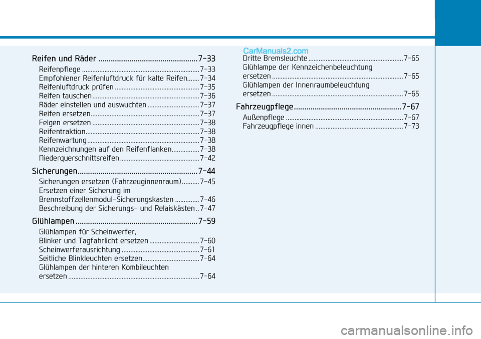 Hyundai Nexo 2019  Betriebsanleitung (in German) �5�H�L�I�H�Q��X�Q�G��5�