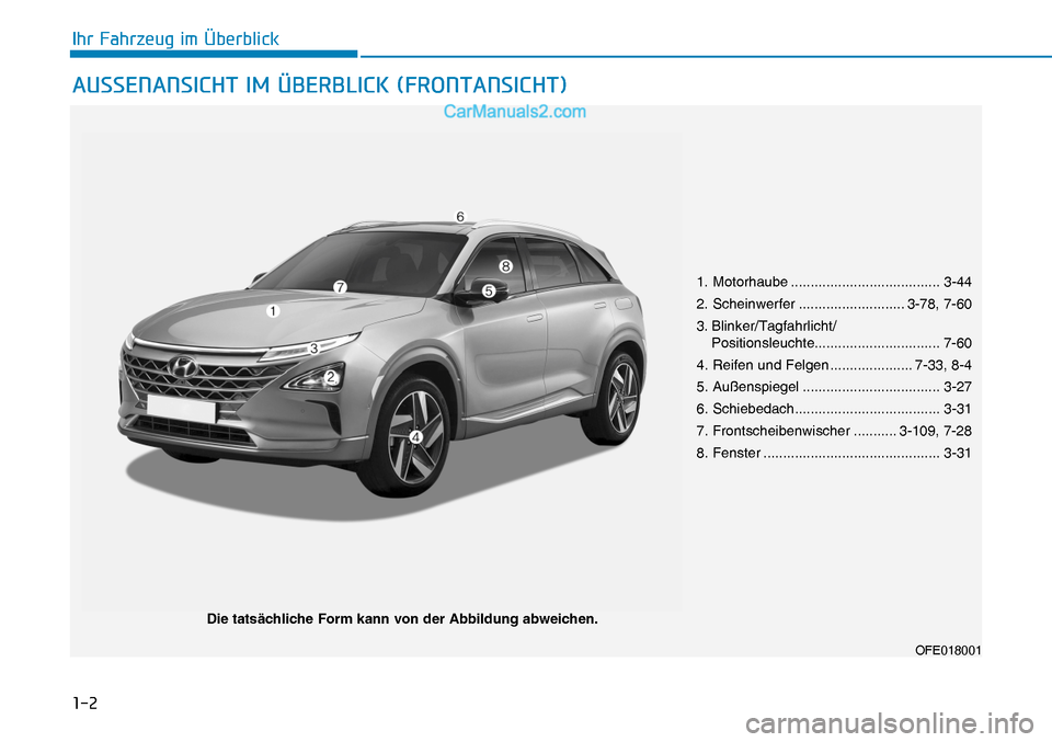 Hyundai Nexo 2019  Betriebsanleitung (in German) ���
�,�K�U��)�D�K�U�]�H�X�J��L�P��