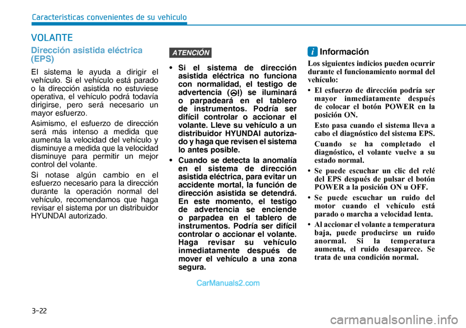Hyundai Nexo 2019  Manual del propietario (in Spanish) ����
�&�D�U�D�F�W�H�U�
