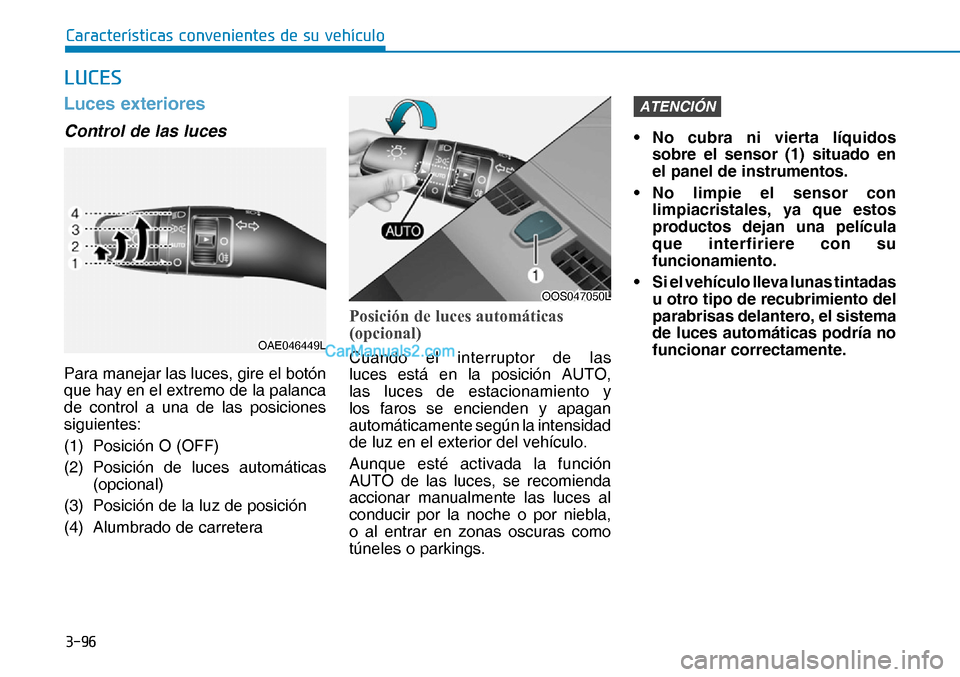 Hyundai Nexo 2019  Manual del propietario (in Spanish) ����
�&�D�U�D�F�W�H�U�