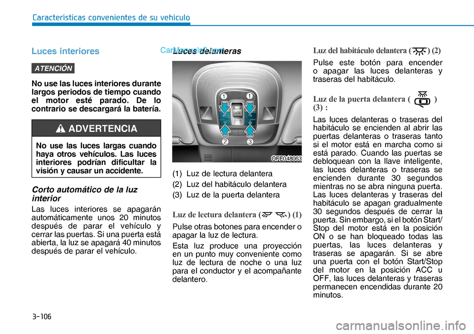 Hyundai Nexo 2019  Manual del propietario (in Spanish) �����
�&�D�U�D�F�W�H�U�