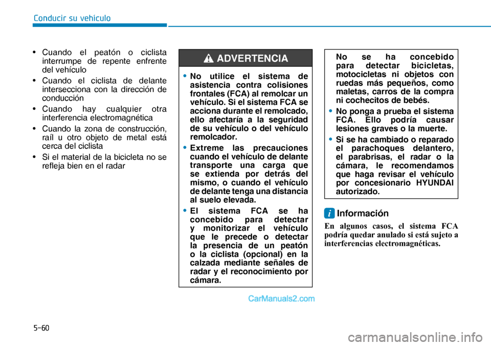 Hyundai Nexo 2019  Manual del propietario (in Spanish) ����
�&�R�Q�G�X�F�L�U��V�X��Y�H�K�