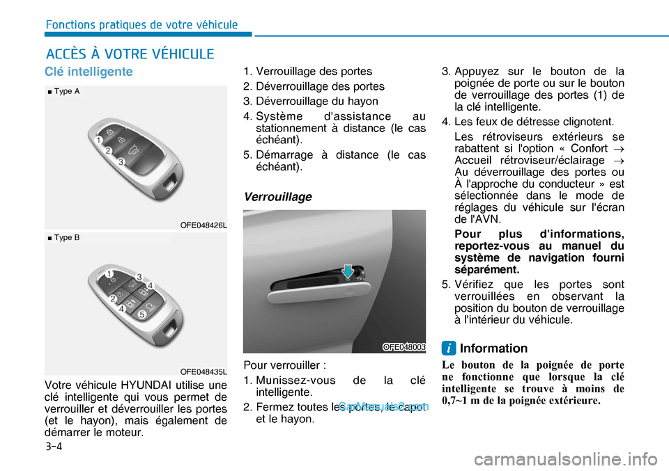 Hyundai Nexo 2019  Manuel du propriétaire (in French) ���
�)�R�Q�F�W�L�R�Q�V��S�U�D�W�L�T�X�H�V��G�H��Y�R�W�U�H��Y�