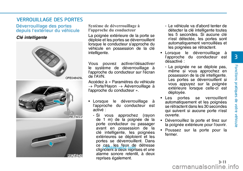 Hyundai Nexo 2019  Manuel du propriétaire (in French) ����
�)�R�Q�F�W�L�R�Q�V��S�U�D�W�L�T�X�H�V��G�H��Y�R�W�U�H��Y�