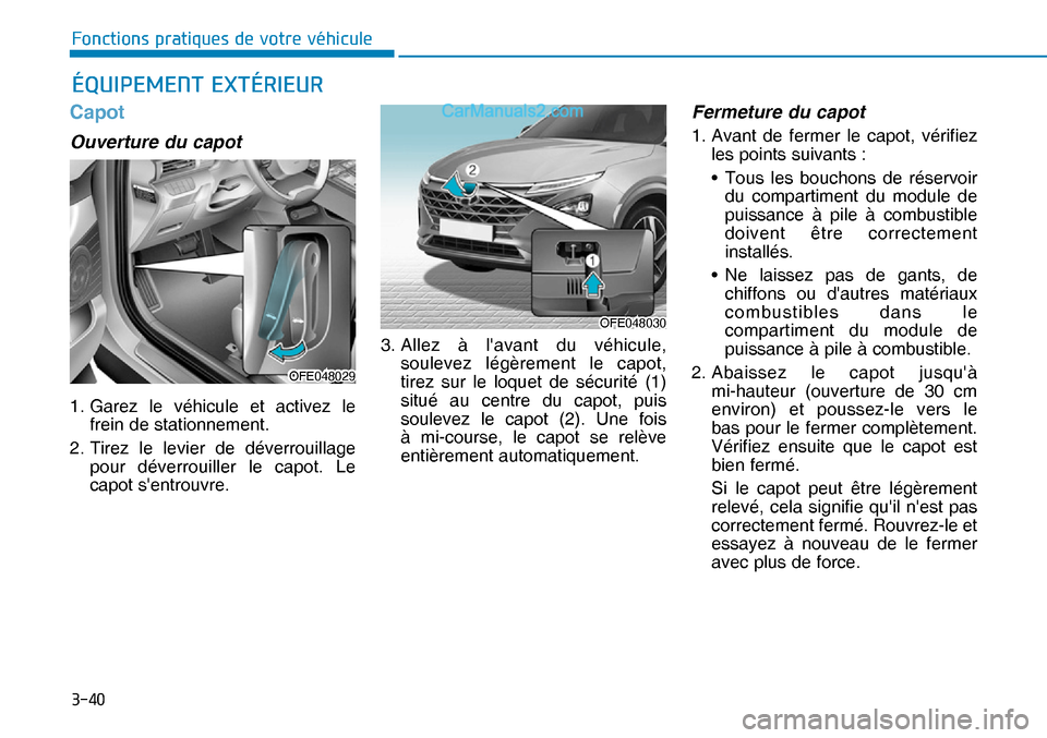Hyundai Nexo 2019  Manuel du propriétaire (in French) ����
�)�R�Q�F�W�L�R�Q�V��S�U�D�W�L�T�X�H�V��G�H��Y�R�W�U�H��Y�